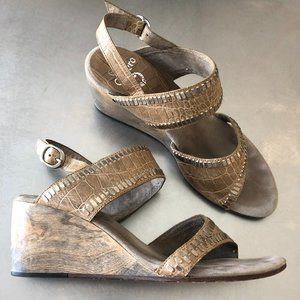 Calleen Cordero Studded Wedge Sandal